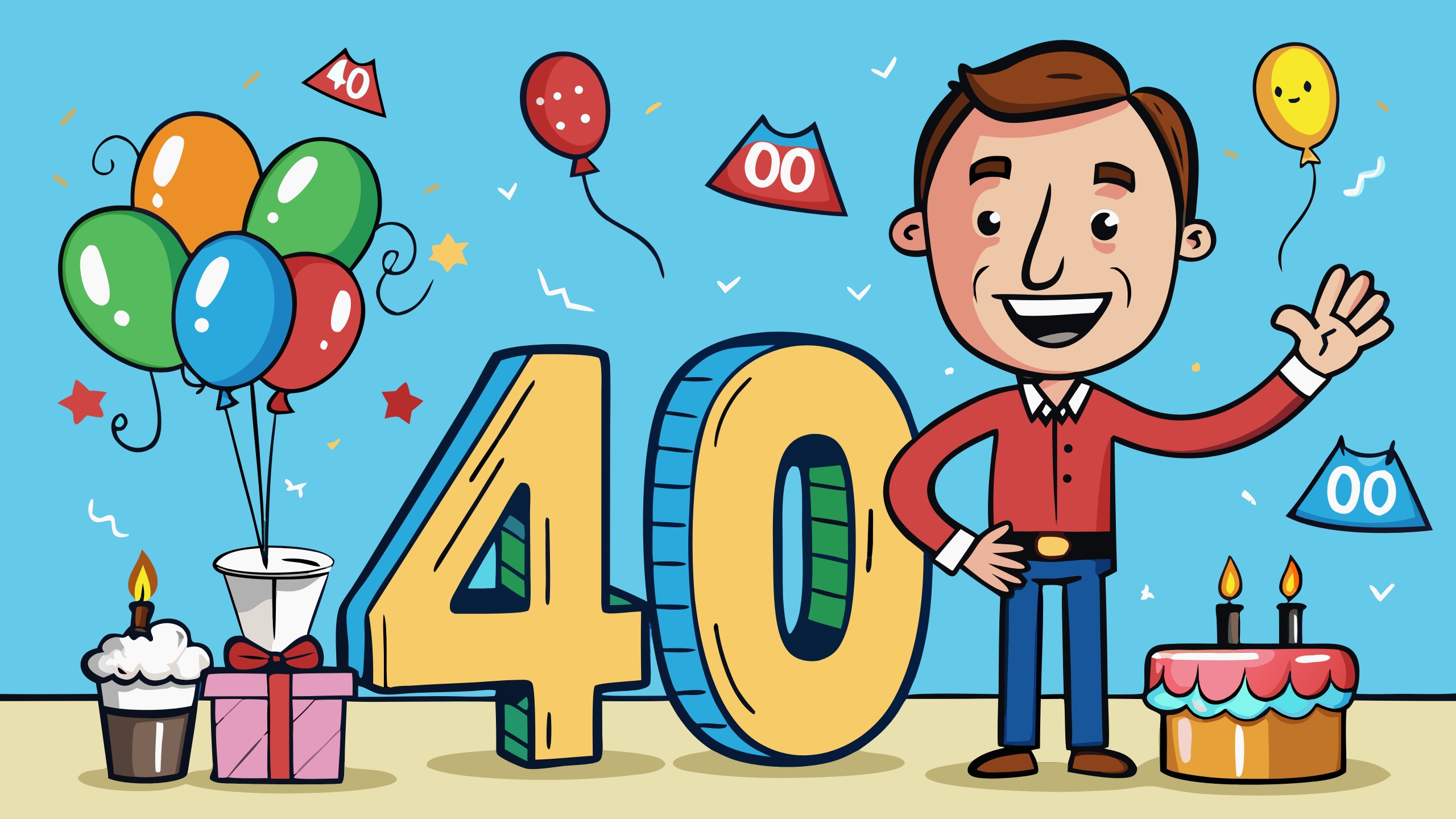 Поздравление с юбилеем 40 лет мужчине